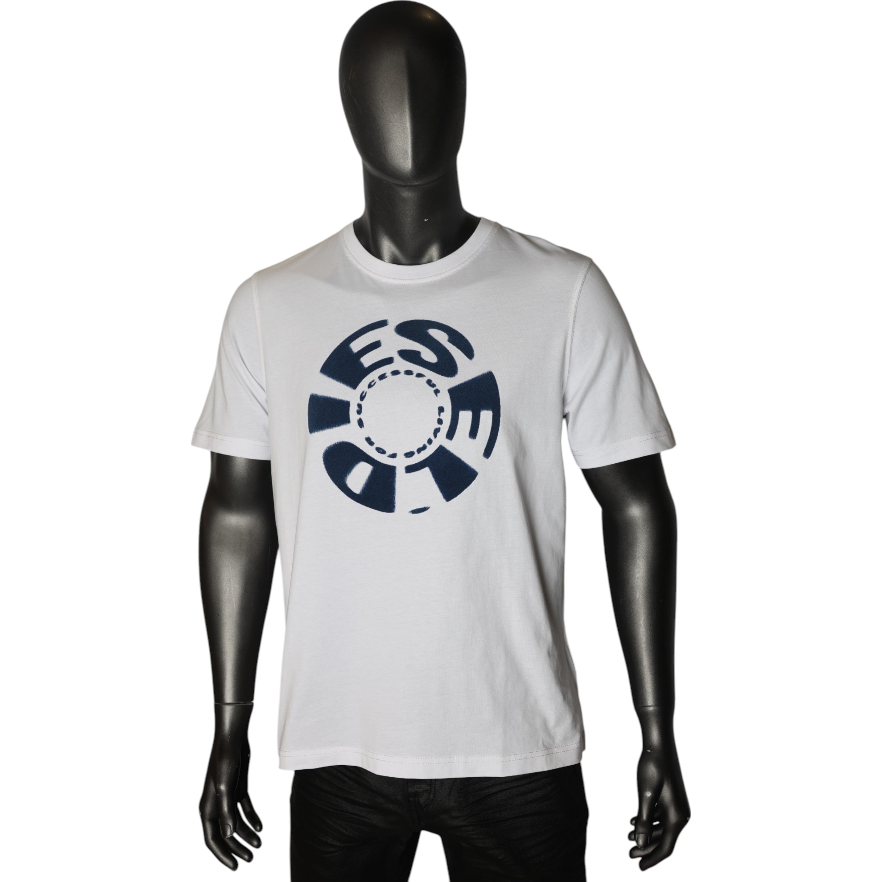 Diesel T-Shirt T-Adjust K9 Logo White